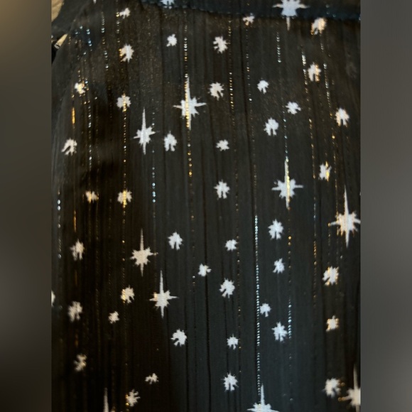1.STATE black long sleeved starry night blouse with shoulder cut outs 🖤🖤 - Picture 7 of 7